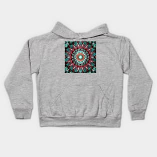 Poinsettia Abstract Kids Hoodie